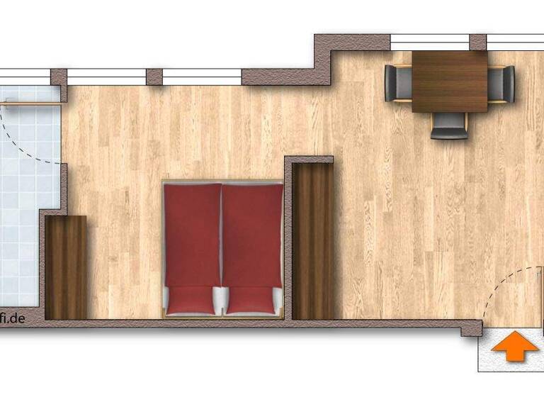 Wohnung zum Kauf 129.000 € 1,5 Zimmer 36 m² frei ab sofort Bad Mergentheim 97980