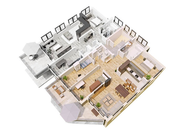 Wohnung zum Kauf - Erstbezug 445.000 € 4 Zimmer 110,8 m² EG Martin-Luther-Straße 18 Sechselberg Althütte / Sechselberg 71566