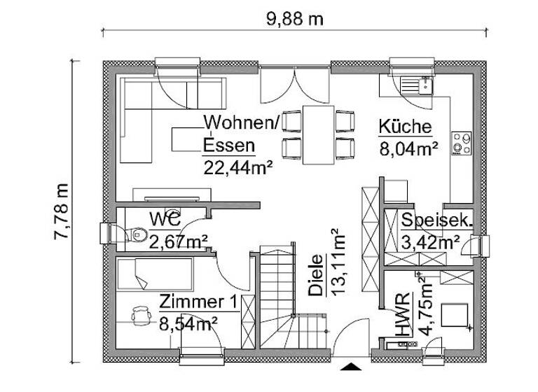 Einfamilienhaus zum Kauf 459.479 € 5 Zimmer 122 m² 680 m² Grundstück Güldengossa Großpösna 04463