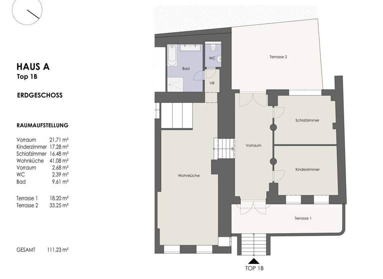 Terrassenwohnung zum Kauf 725.000 € 3 Zimmer Wien 1190