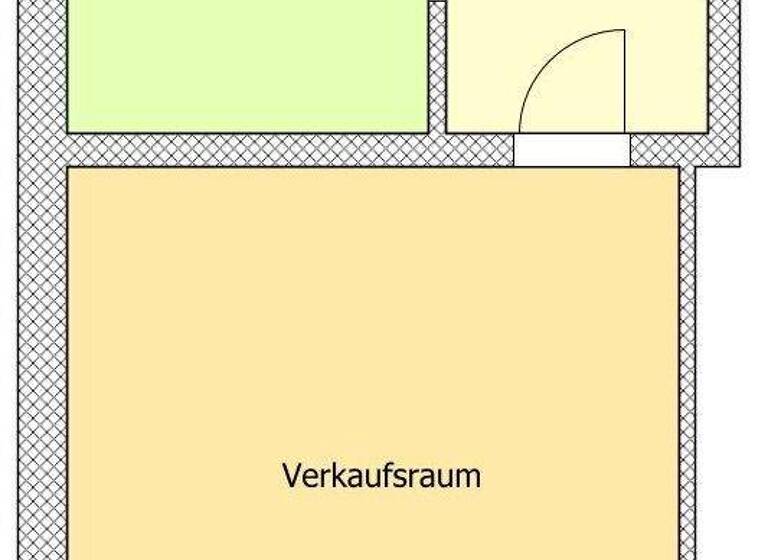 Verkaufsfläche zur Miete provisionsfrei 250 € 1 Zimmer 38,7 m² Verkaufsfläche Südstraße 32 Zittau 02763