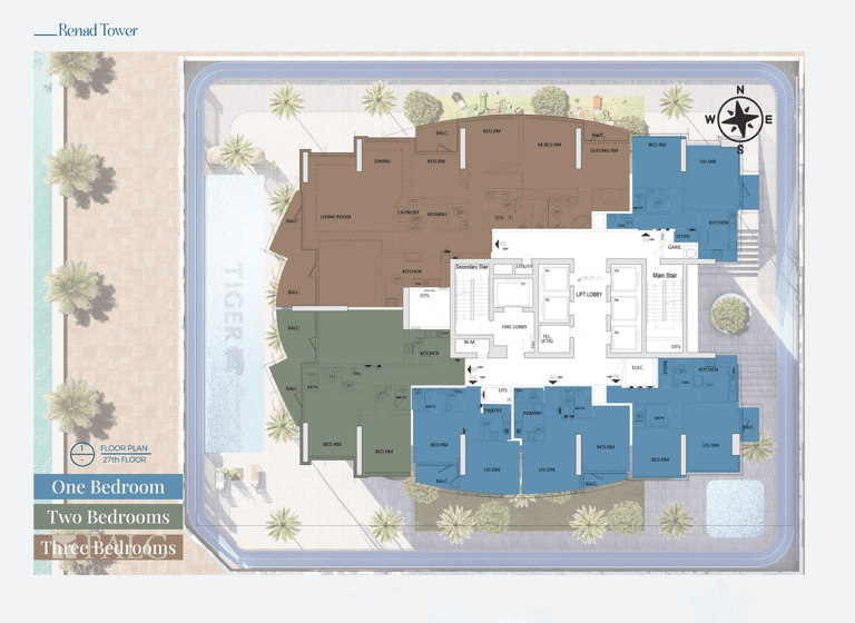 Wohnung zum Kauf - Erstbezug provisionsfrei 434.500 € 2 Zimmer 67,6 m² frei ab 01.09.2026 Abu Dhabi 0000