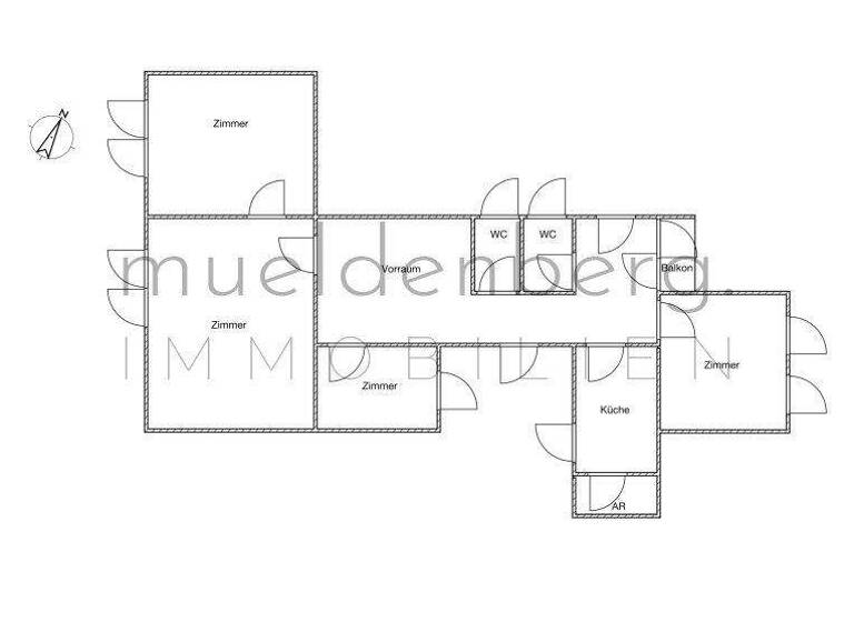 Büro zur Miete 2.444 € 4 Zimmer 135,8 m² Bürofläche Wien 1040