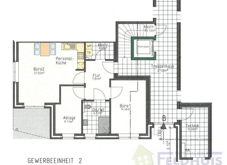 Bürofläche zur Miete - Erstbezug 850 € 3 Zimmer Loga Leer (Ostfriesland) / Loga 26789