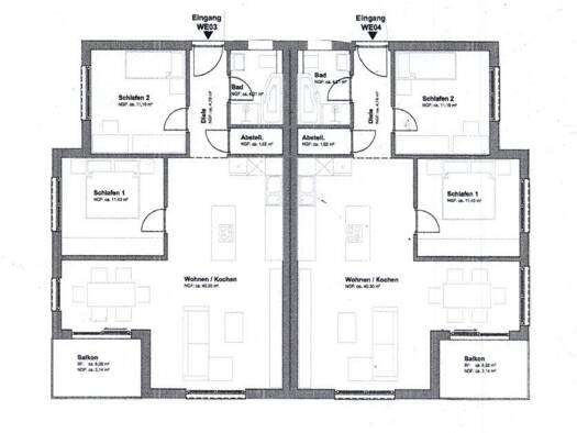 Wohnung zum Kauf provisionsfrei 229.700 € 4 Zimmer 77 m² 2. Geschoss Weißbach 74679
