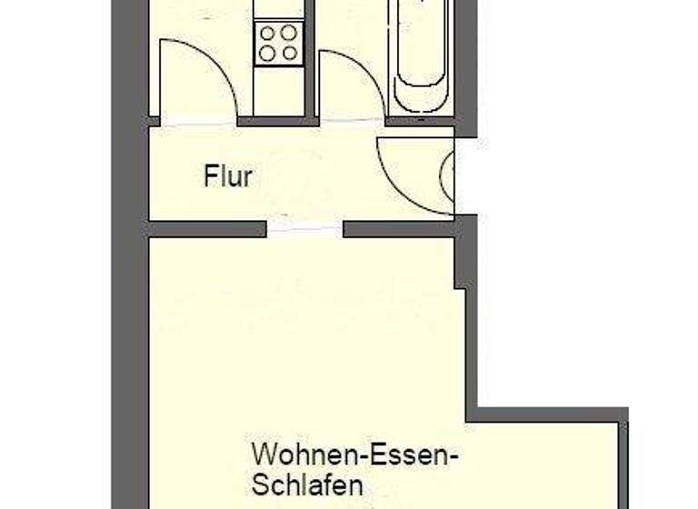 Studio zum Kauf provisionsfrei 107.480 € 1 Zimmer 39 m² 3. Geschoss Andreasvorstadt Erfurt 99089