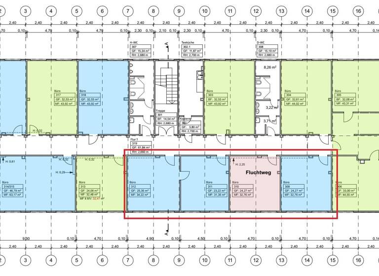 Bürofläche zur Miete provisionsfrei 6,50 € 98,3 m² Bürofläche Stötteritz Leipzig 04299