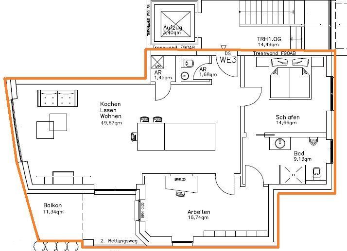 Wohnung zur Miete 1.249 € 3 Zimmer 97,1 m²<br/>Wohnfläche 1.<br/>Geschoss 16.01.2025<br/>Verfügbarkeit Lücklemberg Dortmund 44229