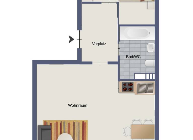 Wohnung zum Kauf 189.000 € 2,5 Zimmer 58,6 m²<br/>Wohnfläche ab sofort<br/>Verfügbarkeit Betzingen Reutlingen / Betzingen 72770