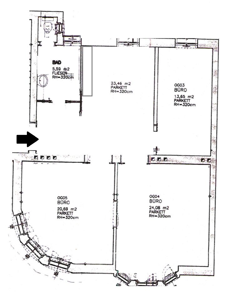 Bürofläche zur Miete 9,22 € 4 Zimmer 112 m²<br/>Bürofläche Wien 1230