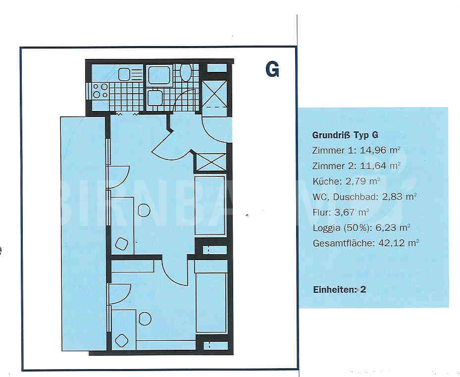 Wohnung zur Miete 442 € 2 Zimmer 42,1 m²<br/>Wohnfläche 4.<br/>Geschoss ab sofort<br/>Verfügbarkeit Soldmannstraße 19 Fettenvorstadt Greifswald 17489
