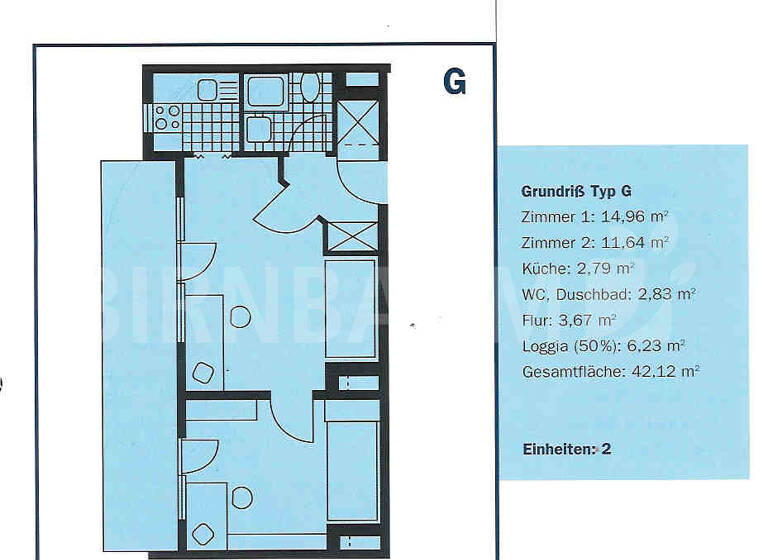Wohnung zur Miete 442 € 2 Zimmer 42,1 m²<br/>Wohnfläche 4.<br/>Geschoss ab sofort<br/>Verfügbarkeit Soldmannstraße 19 Fettenvorstadt Greifswald 17489