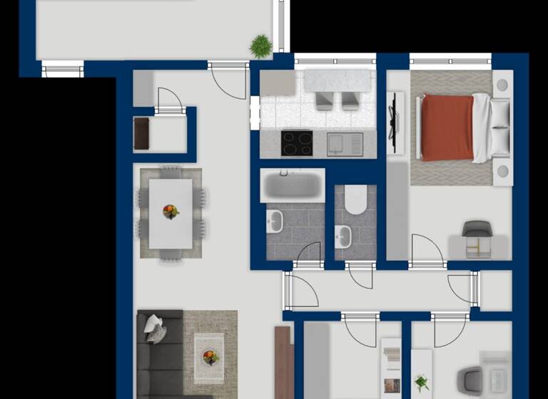 Wohnung zum Kauf 295.000 € 4 Zimmer 98,6 m² 6. Geschoss Stadtgebiet Göppingen 73033