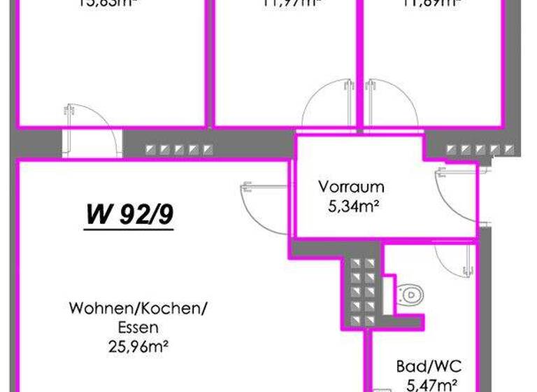 Wohnung zum Kauf 448.000 € 4 Zimmer 76,1 m² Reichenauer Straße 92 Pradl Innsbruck 6020