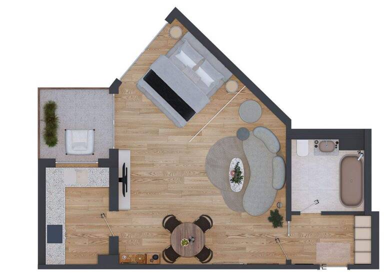 Studio zum Kauf provisionsfrei 165.000 € 1 Zimmer 58 m² 2. Geschoss Oppenheim 55276