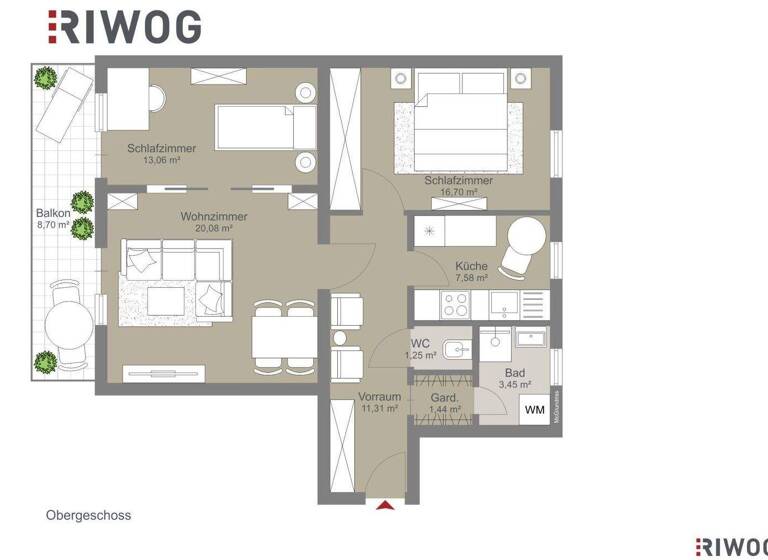 Terrassenwohnung zum Kauf 319.000 € 3 Zimmer 75 m² 4. Geschoss Wien 1100