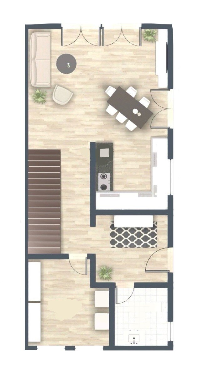 Doppelhaushälfte zur Miete 1.490 € 5 Zimmer 142 m²<br/>Wohnfläche 400 m²<br/>Grundstück Übriges Stade Stade 21682