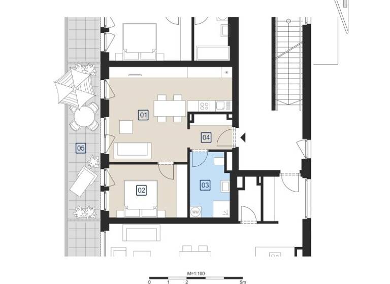 Wohnung zur Miete 522 € 2 Zimmer 50,5 m² 1. Geschoss Feldgasse 43b Gries Graz 8020