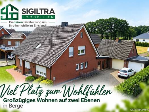 Wohnung zur Miete 1.000 € 5 Zimmer 140,9 m² 1. Geschoss Berge Berge 49626