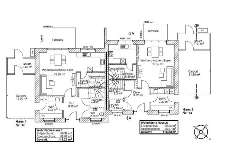 Doppelhaushälfte zum Kauf 385.000 € 4 Zimmer 116,2 m² 252 m² Grundstück Twistringen 27239