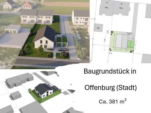 Grundstück zum Kauf 155.355 € 381 m² Grundstück Nordoststadt Offenburg 77654