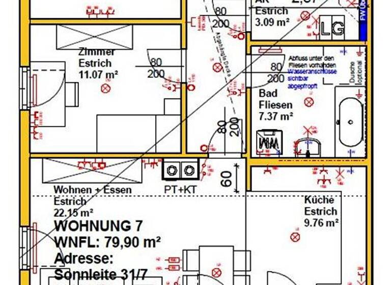 Wohnung zur Miete 821 € 79,9 m² Sonnleite 31/7 Vitis 3902