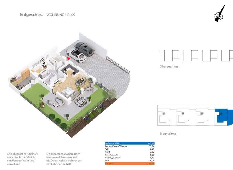 Einfamilienhaus zum Kauf 479.500 € 124,2 m² 375 m² Grundstück Oberndorf Pilsting 94431