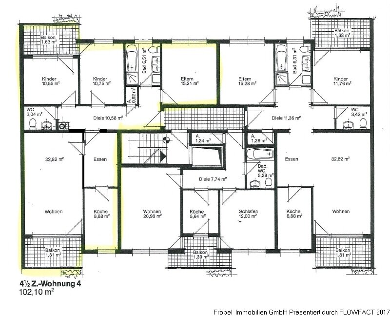 Wohnung zum Kauf 330.000 € 4,5 Zimmer 102,1 m²<br/>Wohnfläche Rheinfelden Rheinfelden 79618