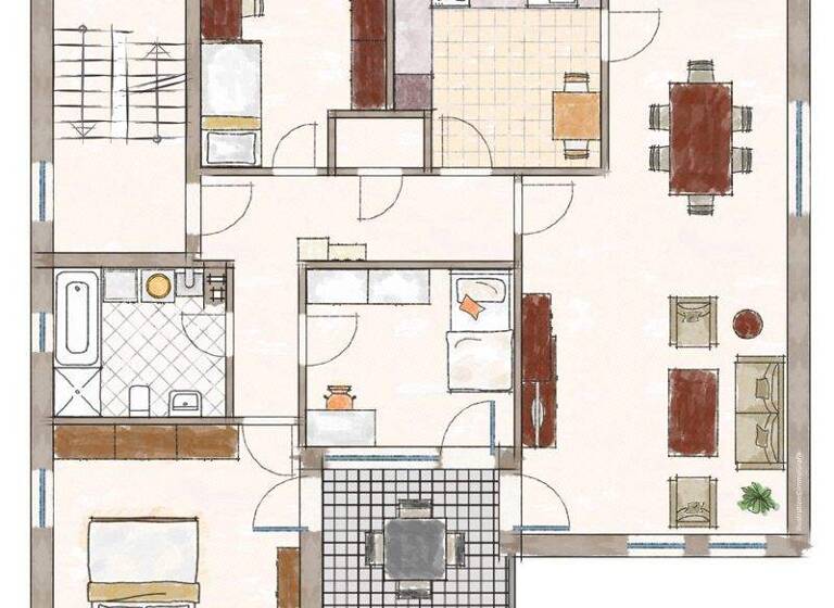 Wohnung zur Miete 670 € 4 Zimmer 103 m² 1. Geschoss frei ab 01.05.2026 Werlte 49757