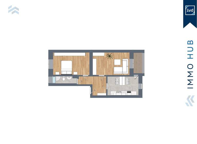 Wohnung zum Kauf 125.000 € 2 Zimmer 60,1 m² EG Großzschocher Leipzig 04159