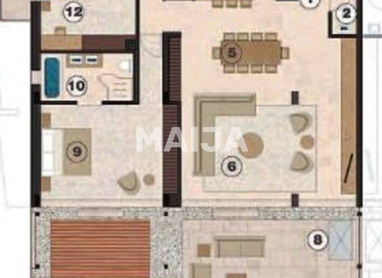 Studio zur Miete 5.338 € 4 Zimmer 235 m² 1. Geschoss Corniche Mermoz Mermoz 17650