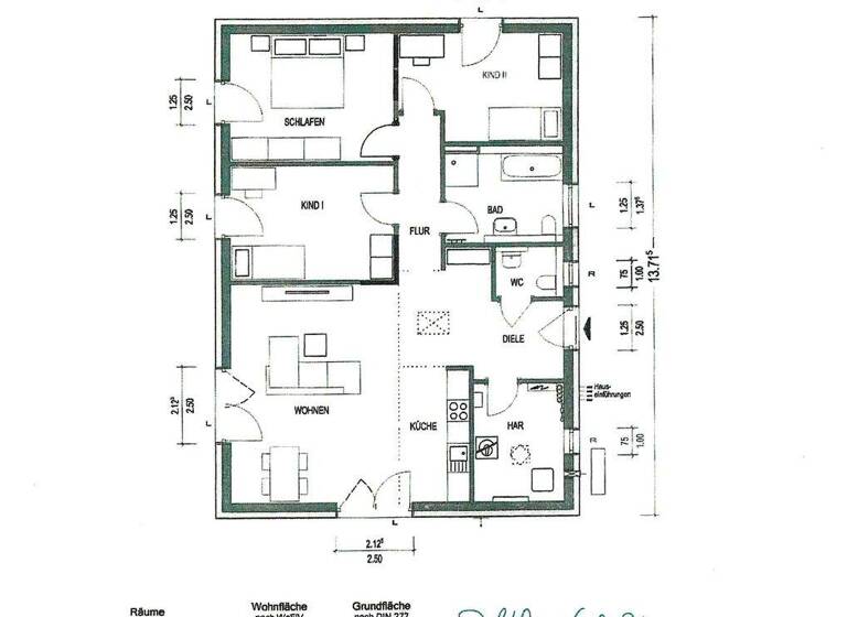 Bungalow zur Miete 1.500 € 4 Zimmer 110 m² 530 m² Grundstück Scholitzer Weg 9L Löbnitz 04509