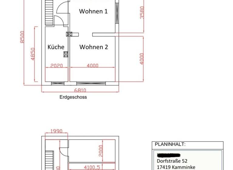 Einfamilienhaus zum Kauf 139.000 € 3 Zimmer 75 m² 1.854 m² Grundstück frei ab sofort Kamminke 17419