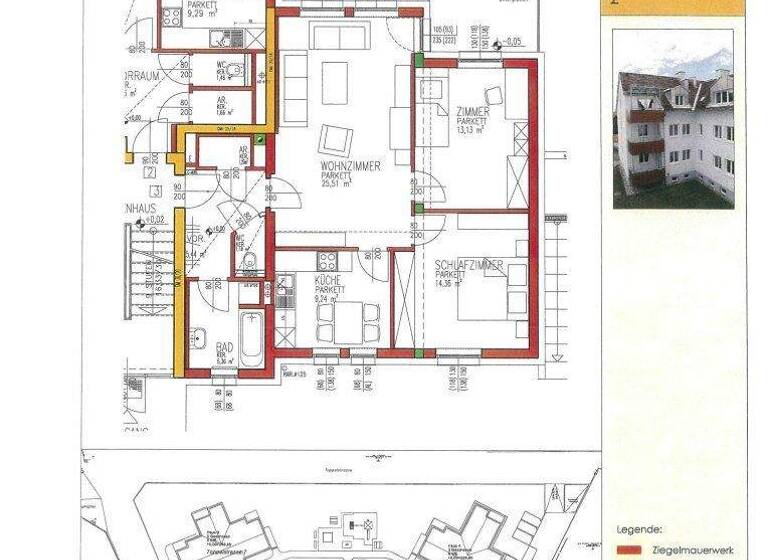 Wohnung zum Kauf provisionsfrei 180.600 € 3 Zimmer 75,5 m² EG Toppelstraße Pottenbrunn 3140