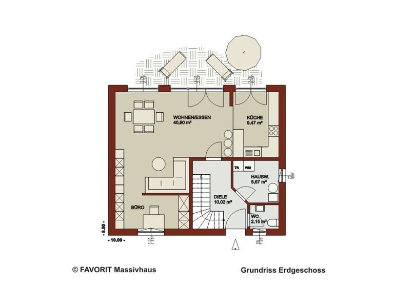 Einfamilienhaus zum Kauf provisionsfrei 390.560 € 6 Zimmer 125,7 m²<br/>Wohnfläche 466 m²<br/>Grundstück Maybachweg Burguffeln Grebenstein 34393