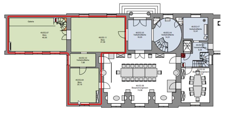 Bürofläche zur Miete provisionsfrei 4.500 € 86 m²<br/>Bürofläche Palmaille Altona - Altstadt Hamburg 22767