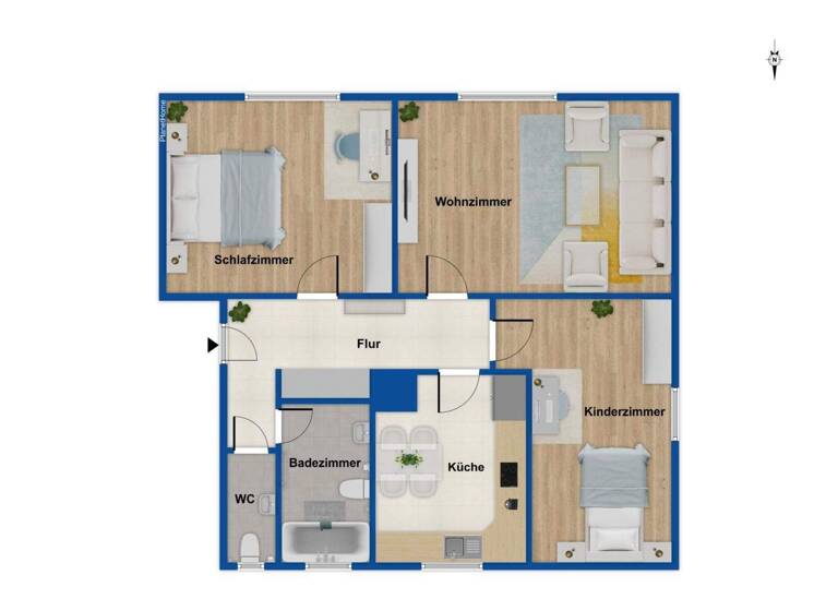 Wohnung zum Kauf 221.000 € 3 Zimmer 80 m² Bad Waldsee 88339