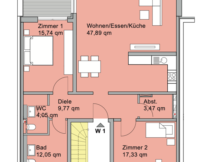 Wohnung zum Kauf provisionsfrei 425.000 € 3 Zimmer 113 m² Kues Bernkastel-Kues 54470