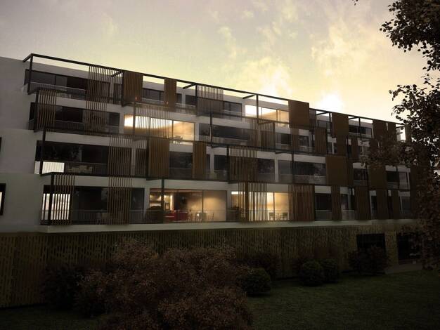 Wohnung zum Kauf - Neubau provisionsfrei 307.334 € 2 Zimmer 50,6 m² 1. Geschoss Merianstraße 32 Schoppershof Nordöstliche Außenstadt 90409