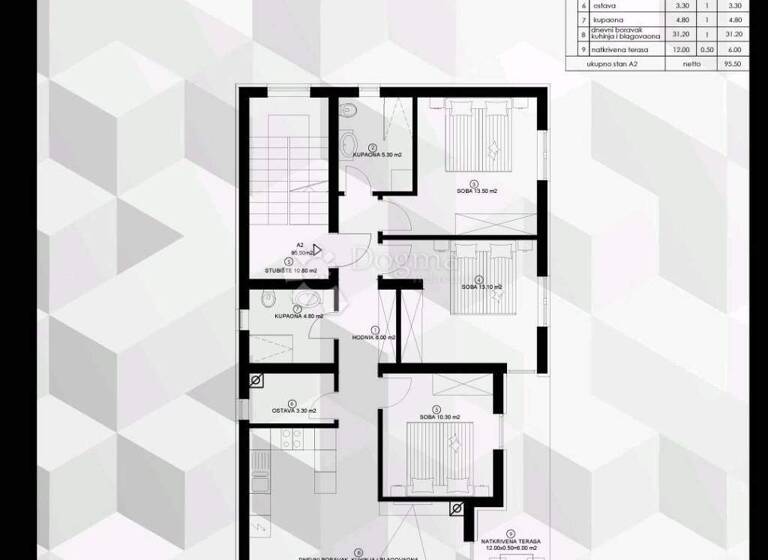 Wohnung zum Kauf 415.000 € 4 Zimmer 95 m² 1. Geschoss Pjescana Uvala, Vinkuran