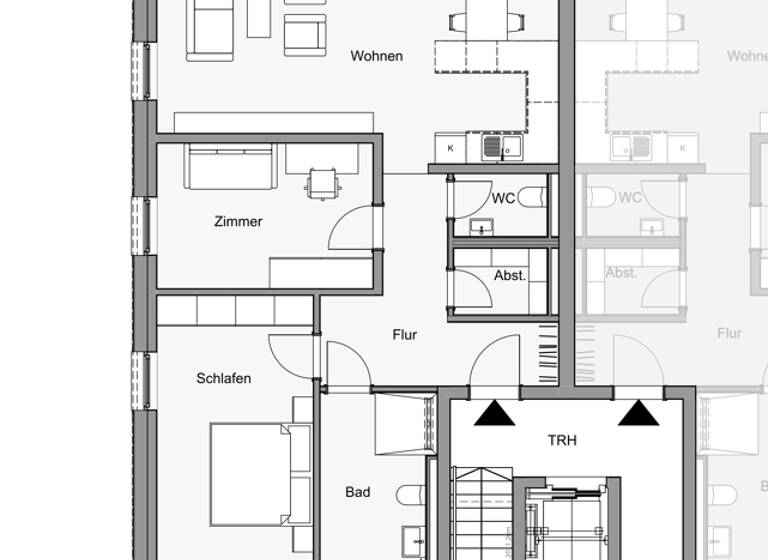 Wohnung zur Miete - Erstbezug 1.300 € 3 Zimmer 93 m² EG Senne BI-Senne 33659