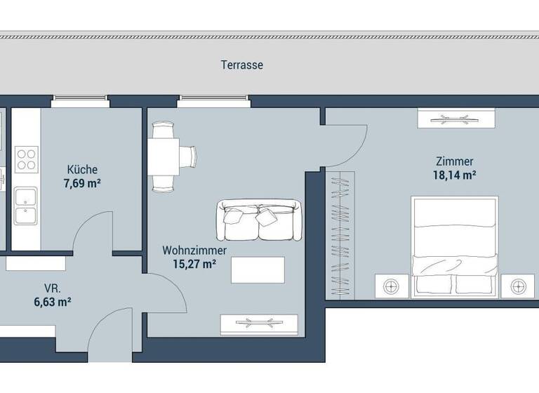 Wohnung zur Miete 673 € 2 Zimmer 56 m² Herndlgasse Wien 1100
