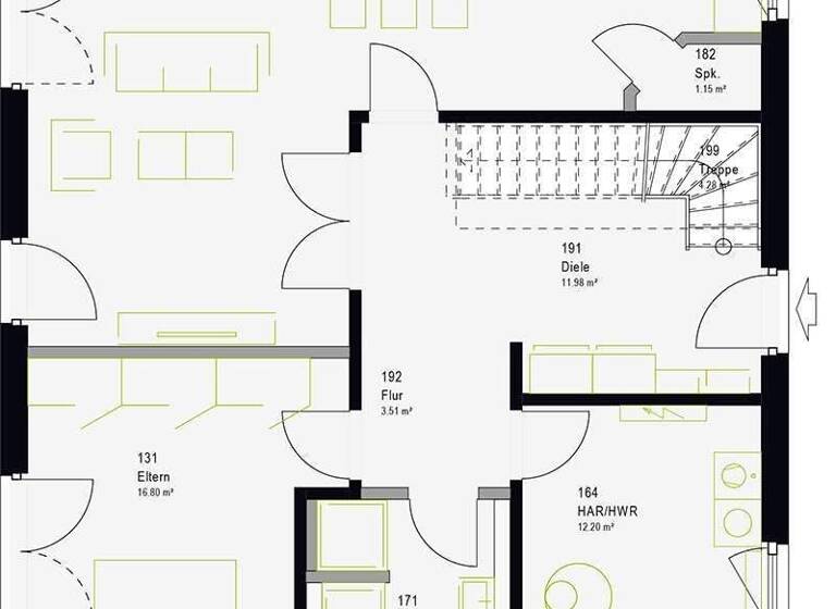Einfamilienhaus zum Kauf - Erstbezug provisionsfrei 521.699 € 6 Zimmer 179 m² 860 m² Grundstück Ritterhude 27721