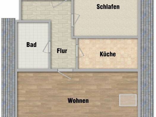 Wohnung zur Miete 350 € 2 Zimmer 48 m² frei ab 01.10.2026 Freiburg (Elbe) 21729