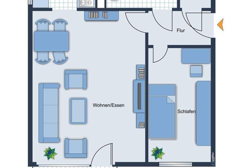 Wohnung zum Kauf 240.000 € 1,5 Zimmer 41 m² 8. Geschoss Laim München 80687