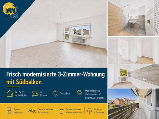 Wohnung zum Kauf 210.000 € 3 Zimmer 77,1 m² 1. Geschoss Lohnde Seelze 30926