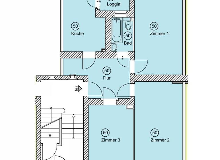 Wohnung zum Kauf 190.000 € 3 Zimmer 63 m² EG frei ab sofort Leipziger Vorstadt Dresden 01097