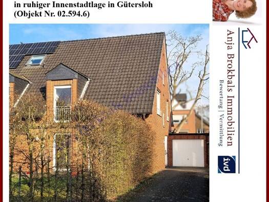 Doppelhaushälfte zum Kauf provisionsfrei 446.000 € 5 Zimmer 130 m² 274 m² Grundstück Innenstadt Gütersloh 33330