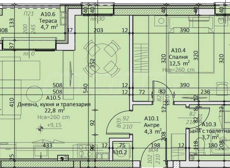Studio zum Kauf 119.957 € 2 Zimmer 70,6 m² Plovdiv