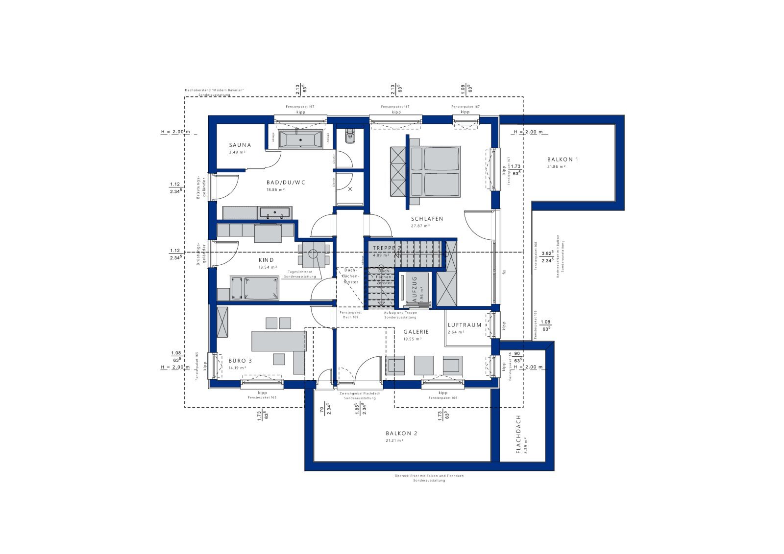 Haus zum Kauf 2.108.510 € 6 Zimmer 258 m²<br/>Wohnfläche 3.020 m²<br/>Grundstück Probstberg Wenzenbach 93173